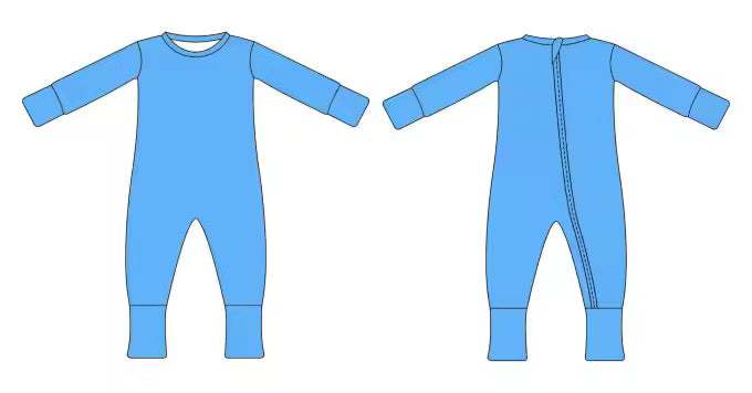 Backwards zipping rompers PO ETA 3/1/26