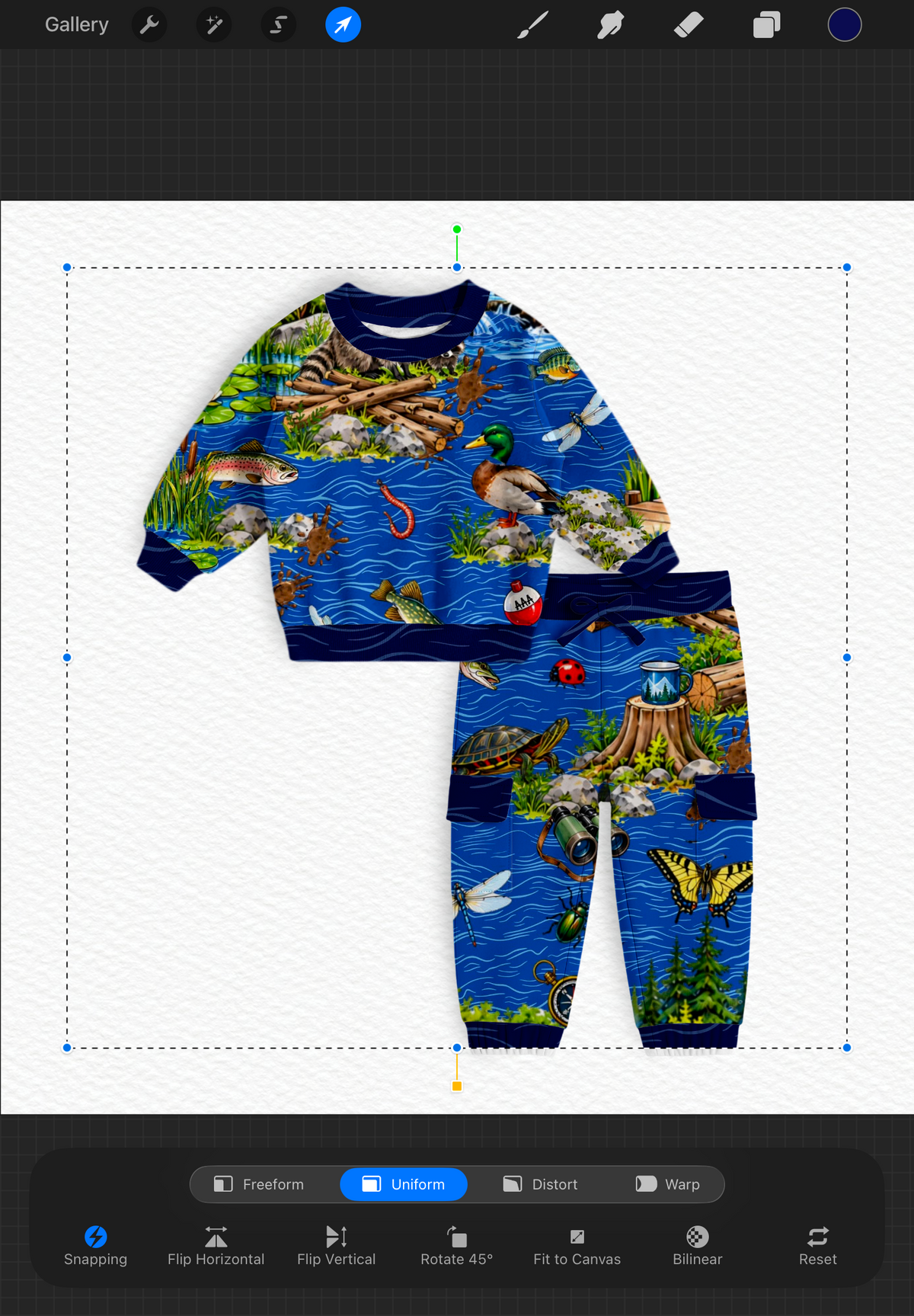 Creekside critters jogger set