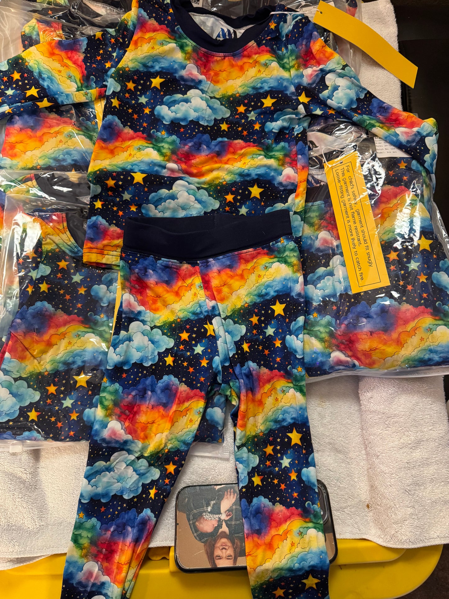 Rainbow Clouds 2 piece set