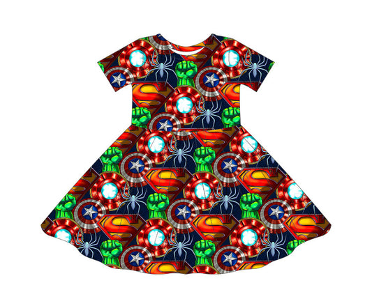 Pre Order Super Signs Twirl Dress 12-14 weeks tat