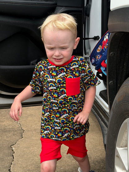 Autism Kids Daywear shorts set